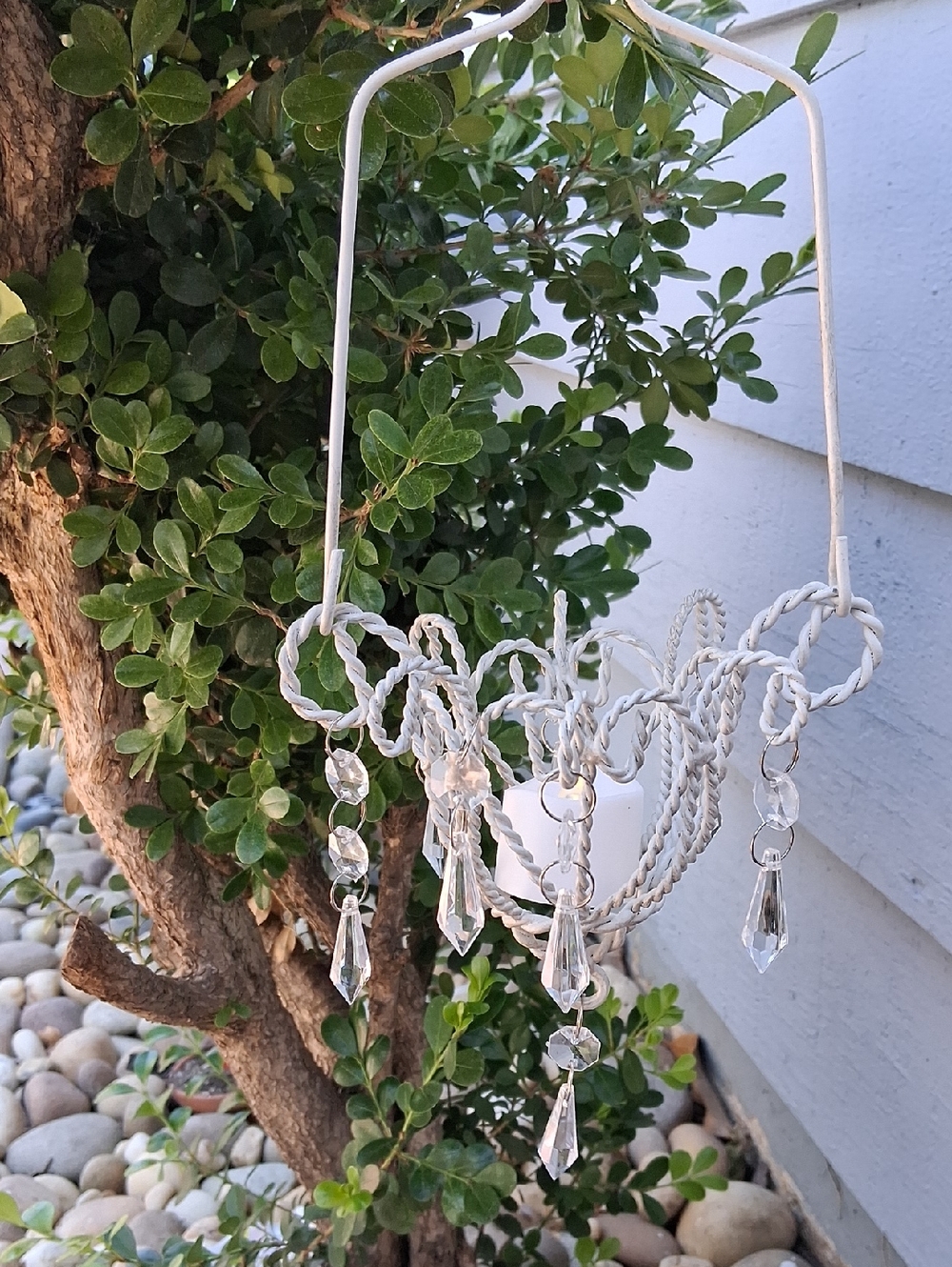 Mini Chandelier with Crystal Drops
